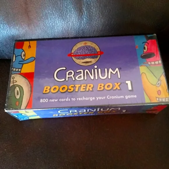SEALED 1999 Cranium Booster Box 1800 Booster Cards New in box. Unopened  sealed